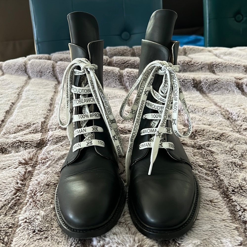 Josefinas Me&She Black Combat Boots size 4.5